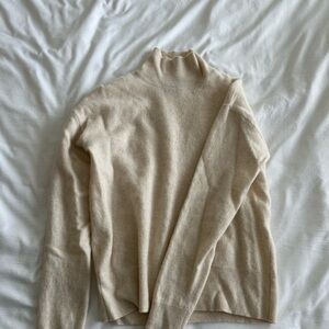 OAK + FORT Cashmere Turtleneck Sweater (XS)